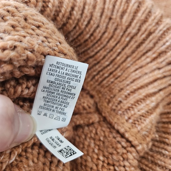 Aerie Sweater Womens Small Oversized Long Sleeve Mock Neck Preppy Pullover - Picture 14 of 16